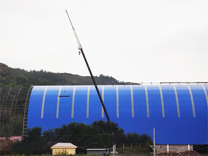通辽煤棚网架工程